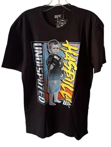 Camisa UFC Hasbulla Talla Grande Negra Nueva Indiscutible - Imagen 1 de 3