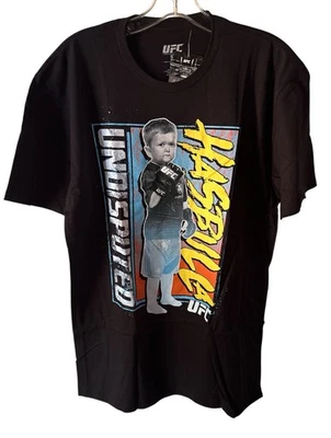 Camisa UFC Hasbulla Talla Grande Negra Nueva Indiscutible Foto 1 de 3