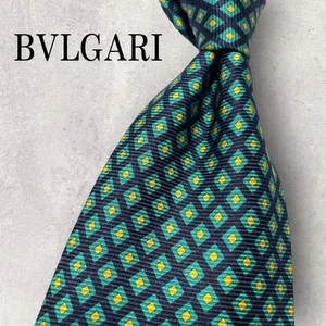 BVLGARI Bulgari Krawatte Allover Muster Business - Bild 1 von 9