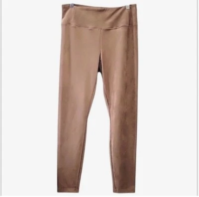 Rachel Zoe Imitación Gamuza Alto Tiro Tostado Elástico Leggings/Pantalones Mujer Talla 10 Foto 1 de 4
