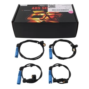 4X Front Rear ABS Wheel Speed Sensor for BMW 325CI 325I 3.2 2.5 2001-2006 ALS438 - Foto 1 di 12