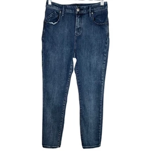 Simply Vera Vera Wang Womens Skinny Ankle Jeans Dark Wash Denim Size 6 - Picture 1 of 15