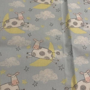 Nursery Cows Cotton Fat Quarter 18”x21” New - Picture 1 of 2