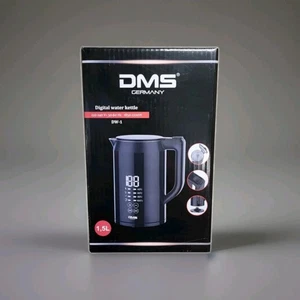 DMS DW - 1 Digitaler Designer Wasserkocher - 40-60-90  oder 100 Grad - schwarz - Bild 1 von 1