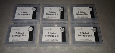 6 Pack 2-Sided Everything Mary 16 Space Jewelry And Bead Organizer