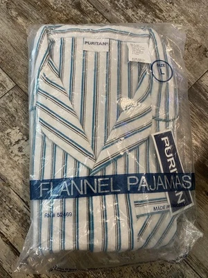 Pijama masculino puritano vintage tamanho grande manga curta novo estoque antigo - Imagem 1 de 4
