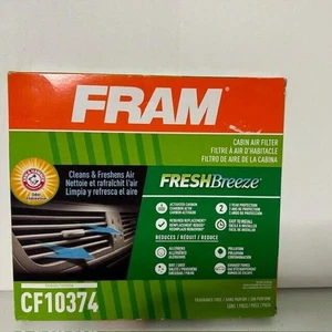 FRAM CF10374 Fresh Breeze Cabin Air Filter w/ Arm & Hammer For Toyota Dodge - Picture 1 of 3