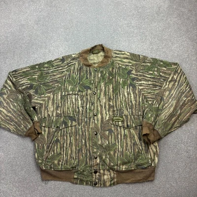 RealTree Jacket Adult Large Brown Work Wear Canvas Camo USA Made Hunting Mens* - Image 1 of 4