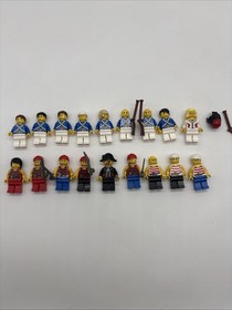 Lot 18 LEGO Pirate Chess Minifigures 40158 Chess Queen Soldiers Army Incomplete