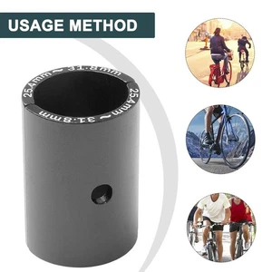 1x Cycling Bike Handlebar Bar Shim Spacer Stem Reducer 25.4mm To 31.8mm Aluminum - Picture 1 of 25