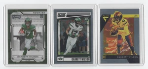 Garrett Wilson 2022 Chronicles RC inserts 3 card lot w/sleeves NEW YORK JETS - Picture 1 of 2