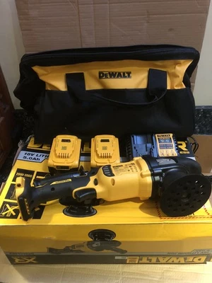 DeWALT DCM848 DCM848P2 18V XR 125MM 5" DUAL ACTION POLISHER 2 X 5 AH KIT new - Image 1 of 4