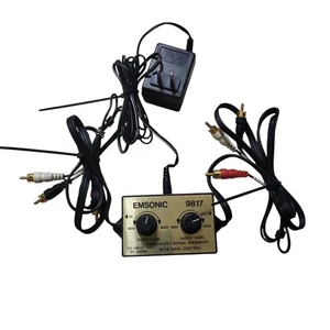Vintage Emsonic 9817 Video/Audio Signal Enhancer With Gain Control RCA Cable - Picture 1 of 11