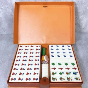 W213 Jumbo Mahjong Tile Transparent Complete Product China Taiwan Hong Kong Big - Picture 1 of 10
