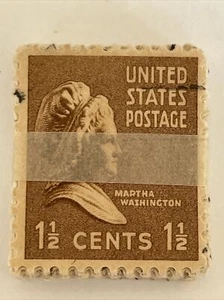Brown Postage Stamp For Crafting 50 Copies 1938 Martha Washington Scott 805 - Picture 1 of 5