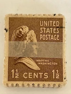 Brown Postage Stamp For Crafting 50 Copies 1938 Martha Washington Scott 805 - Image 1 of 4