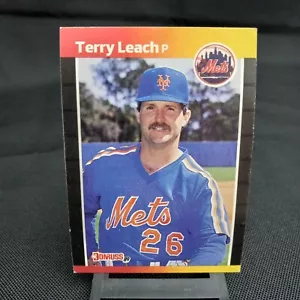 1989 Donruss Baseballkarte Terry Leach New York Mets #502 (1A651) - Bild 1 von 3