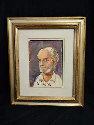 Quadro Gino Paolo Gori Autoritratto 1975 - Immagine 1 di 4