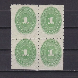 MEXICO 1887, Sc# 190, CV $180, Block of 4, MH/MNH - Picture 1 of 2