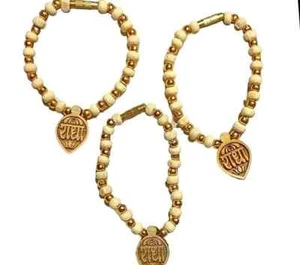 Tulsi Mala mit Radha Namen Medaillon für Laddu Gopal Ji Größe 1, 2 Nr. Nur Gebrauch - Bild 1 von 4