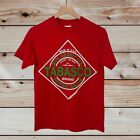 Vintage Tabasco T Shirt Mens Small S Red Logo Spell Out Made USA Hot Sauce Tee