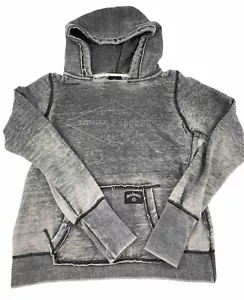 Jack Daniel’s Faded And Distressed Grey Unisex Hoodie Jumper Size M See Meas. - Picture 1 of 13