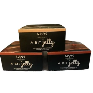 NYX A Bit Of Jelly X 3 Luminous & Bronze Illuminator Hightlighter for face/ Body - Picture 1 of 7