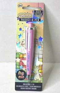 NPW Unicorn Predict A Pen Novelty Pen Disco Edition Pink Black Ink NEW - Picture 1 of 9
