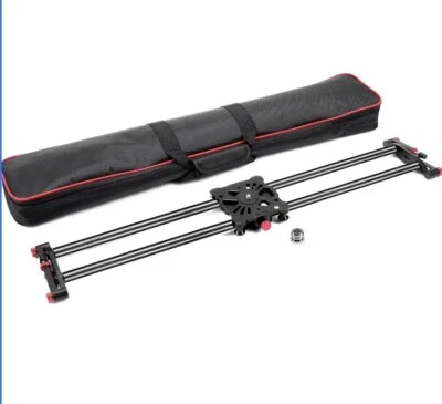 Neweer 31.5” 80cm Carbon Fiber Camera Track Dolly Slider Rail System Movie Film - Image 1 of 4