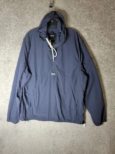 Chaqueta cortavientos Pull & Bear para hombre XL azul nailon - Imagen 1 de 17