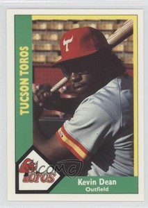1990 CMC AAA Tucson Toros Green Backs Kevin Dean #23