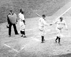 BABE RUTH and LOU GEHRIG 1932 New York Yankees 8x10 Photo Print - Picture 1 of 1