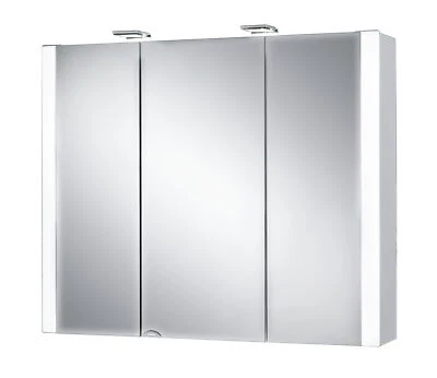 Jokey Spiegelschrank Jarvis Weiß mit Beleuchtung Badspiegel Alibert - Bild 1 von 4