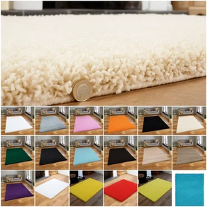 Soft Thick Shaggy Rugs Living Room Heavy Duty Large Carpet Runner Fluffy Rug UK - Picture 1 of 21