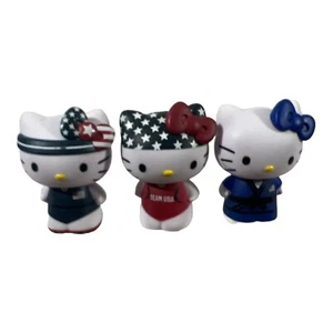 [Set of 3] Hello Kitty Kidrobot Team USA Tokyo Olympics 2020 Vinyl Figure - Picture 1 of 4