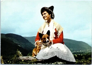 Greetings from Wales, Welsh National Costume Postcard Postmarked 1976 - Picture 1 of 2