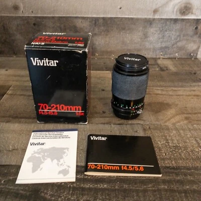 Vivitar 70-210mm f/4.5-5.6 MC Auto Focus Zoom Lens Ø52 - Minolta A Fit - Image 1 of 4