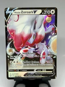 Hisuian Zoroark V Origine Perdue 146/196 Ultra Rare Pokemon TCG Presque Neuf - Photo 1/1