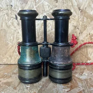 Antique Aster 4 1/2x Binoculars Opera Glasses - Spare or Repair - Picture 1 of 12