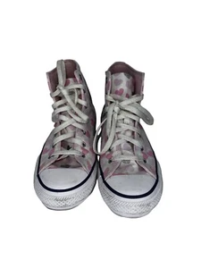 Converse Girl's Heartsfall Chuck Taylor All Star High Top Cherry Blossom Size 6 - Picture 1 of 9