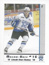 2013-14 Lincoln Stars (USHL) Series 2 Magnus Hoff (Stavenger Oilers)