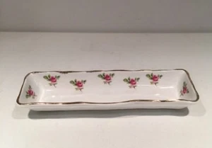 Fine China PS Small Dish Made In England Flower Design - Picture 1 of 4