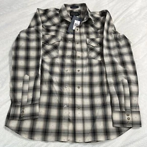 Pendleton Frontier Dobby Ombré Long Sleeve, Size Medium, NEW, Z1B14 - Picture 1 of 8