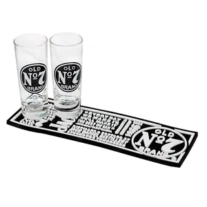No antiguo de Jack Daniels Juego de regalo de 7 tiradores negro - Imagen 1 de 1