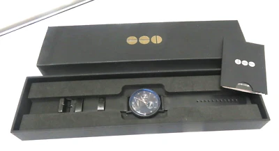 Mens Komono "Walther" All Black Watch, Original Box - MINT - Image 1 of 4