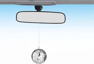 Discokugel Autozubehör, Spiegel Discokugel hängend, Auto Discokugel, Disco Car Char - Bild 1 von 12