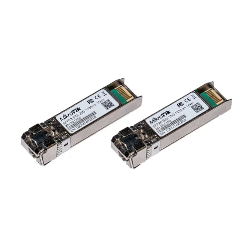 Mikrotik XS+2733LC15D Pair of bidirectional SFP/SFP+/SFP28 Modules / Single Mode - Image 1 of 1