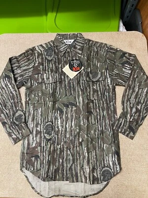 VTG NWT 10x NWTF Realtree Mens SMALL Camo Turkey Hunting Long sleeve Shirt USA S - Image 1 of 4