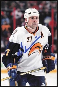 Teppo Numminen Autographed 4x6 Color Photo 2006 Buffalo Sabres #27 White B - Picture 1 of 2