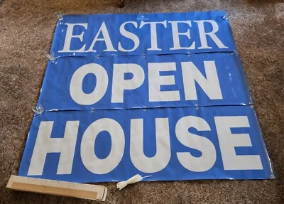 Banner de 3 piezas Hallmark Dealer Store casa abierta de Pascua Foto 1 de 4